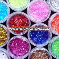 bright crystal glow in the dark glitter powder